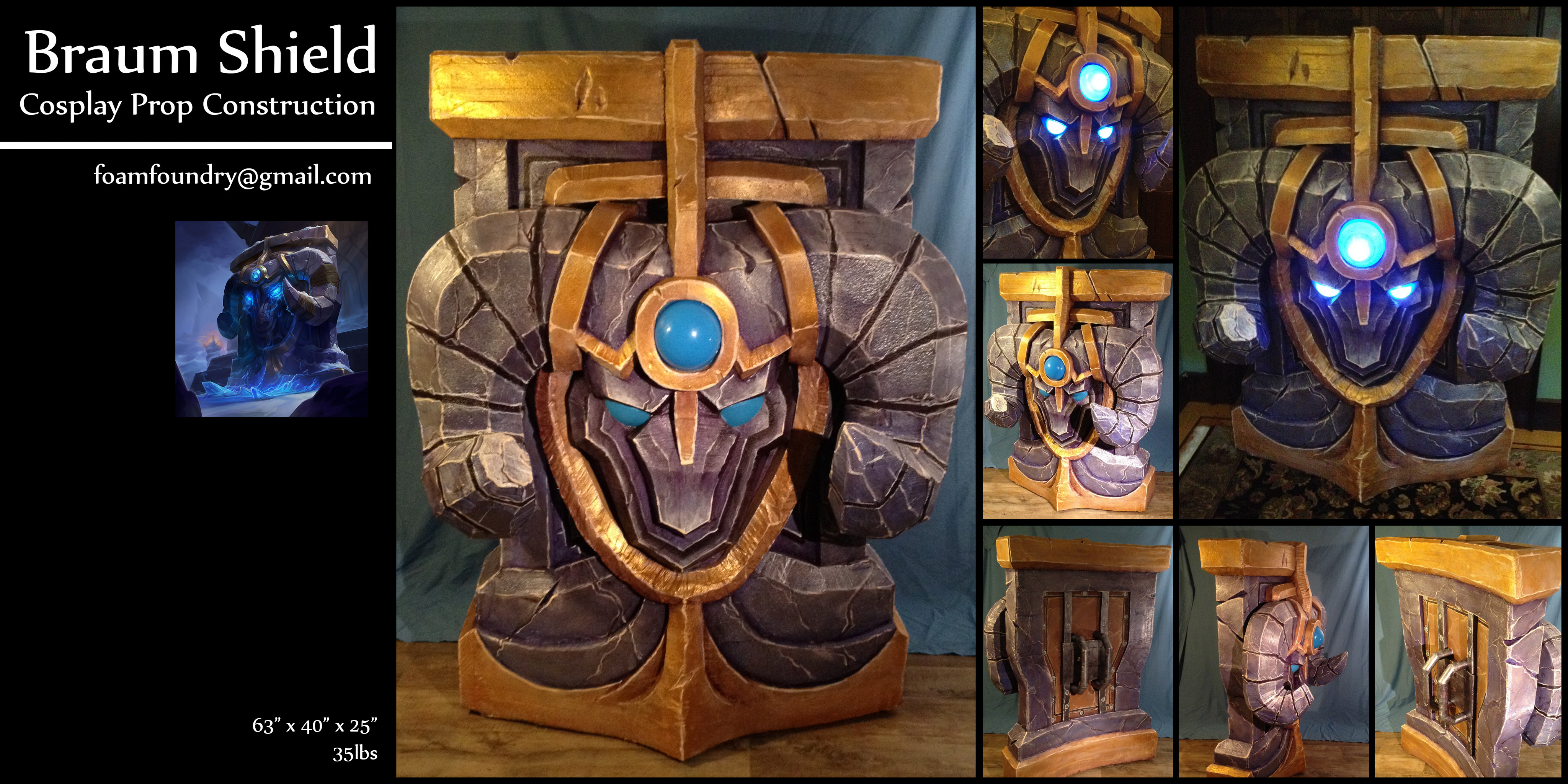 LMHT: Choáng váng khi chiếc khiên của Braum bước ra ngoài đời thực