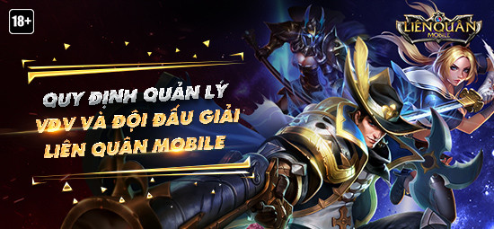 Liên Quân Mobile: Quy định Quản lý VĐV và Đội tuyển thi đấu 