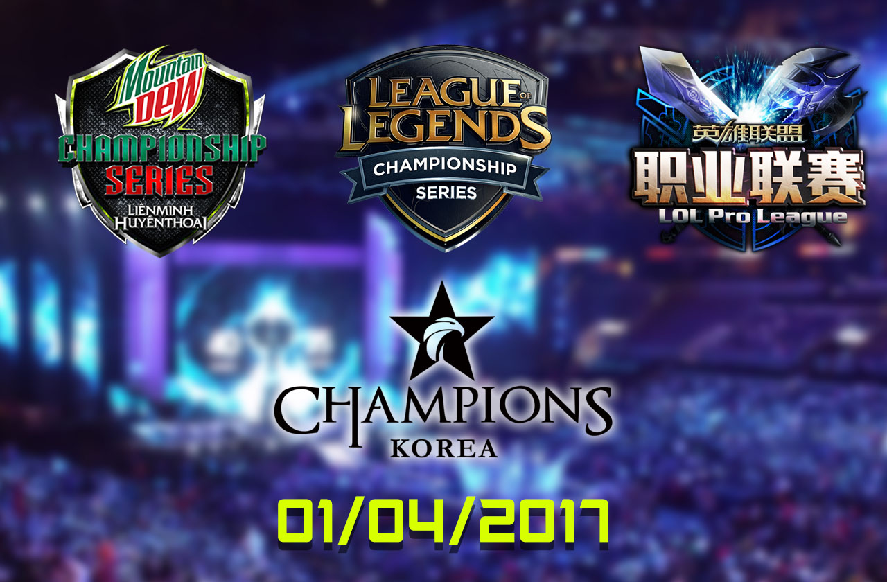 LMHT: Tổng hợp kết quả các trận đấu ngày 01/04/2017