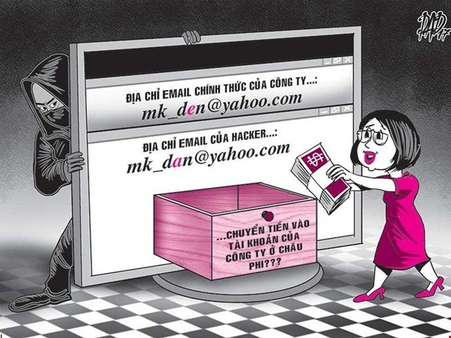 Nhầm một chữ trong email, công ty Việt Nam ra ngân hàng chuyển hơn 210.000 USD cho hacker mà cứ ngỡ là chuyển cho đối tác
