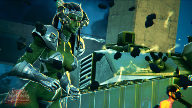 League of Maidens tung trailer với cảnh chiến đâu của các nhân vật nữ nóng bỏng 