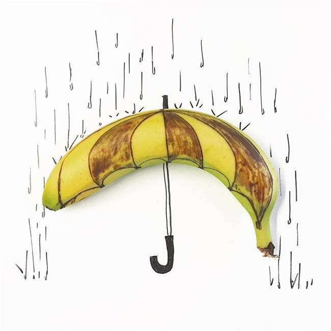 Sốc với những tác phẩm nghệ thuật được tạo ra từ chuối