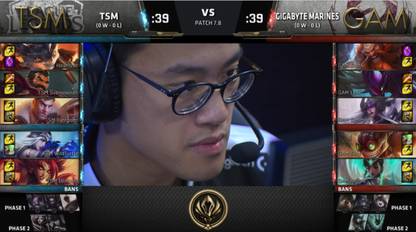 MSI 2017] Ván 1 TSM 0 – 1 GAM: Vượt trội hoàn toàn, GAM tạm thời vươn lên dẫn trước sau ván đấu đầu tiên