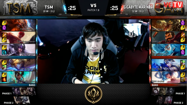 [MSI 2017] Ván 3 TSM 1 – 2 GAM: Hạn chế được những sai lầm, TSM rút ngắn lại tỉ số