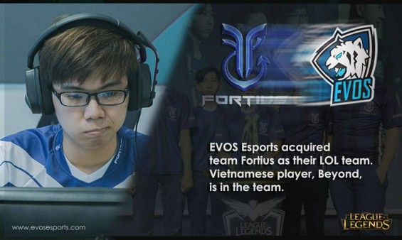 LMHT: EVOS eSports chính thức đầu tư cho Fortius Gaming và phát triển tại Việt Nam