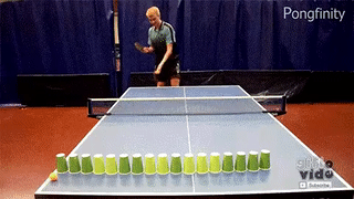 Vui: 15 màn trình diễn bóng bàn không thể chất hơn 