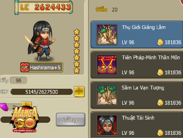 Hokage Đệ Nhất xuất hiện, "cân" cả thế giới trong Manga Go - Đấu Trường Manga 2.0?