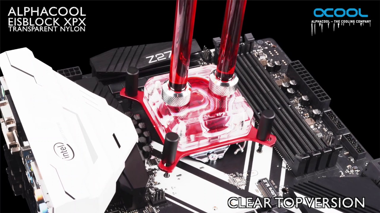 Alphacool giới thiệu block tản nhiệt CPU XPX Eisblock gồm 2 phiên bản Clear và Satin