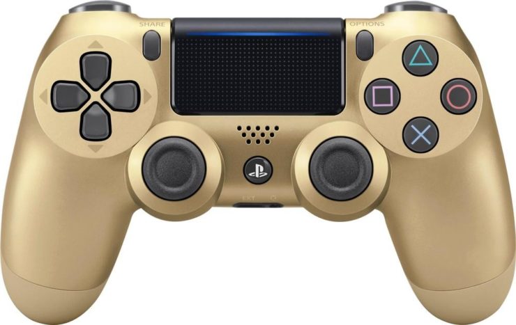 Cùng nhìn ngắm PS4 Dual Shock 4 Controller Gold Edition vàng chói chang đầy mê hoặc 