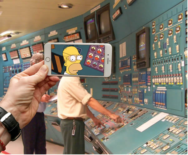 Khi những nhân vật hoạt hình bước ra ngoài đời thực nhờ vào smartphone