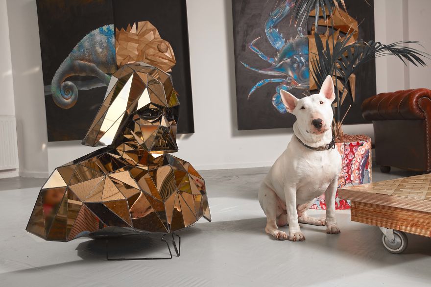 Sốc với bức tượng Darth Vader bọc vàng tuyệt đẹp