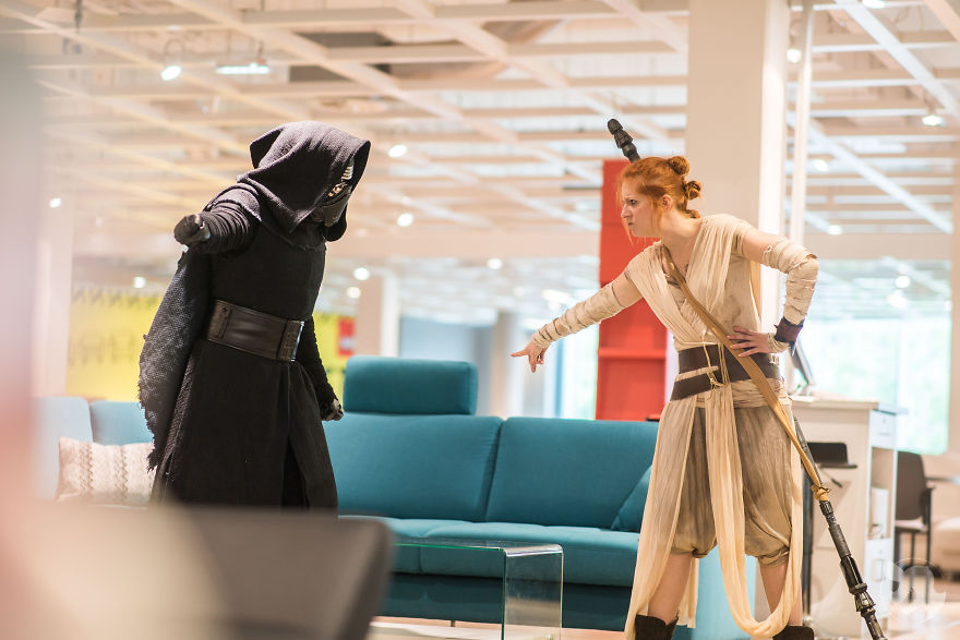 Star Wars: Điều gì sẽ xảy ra khi Phe Bóng Tối và các Jedi đi shopping cùng nhau