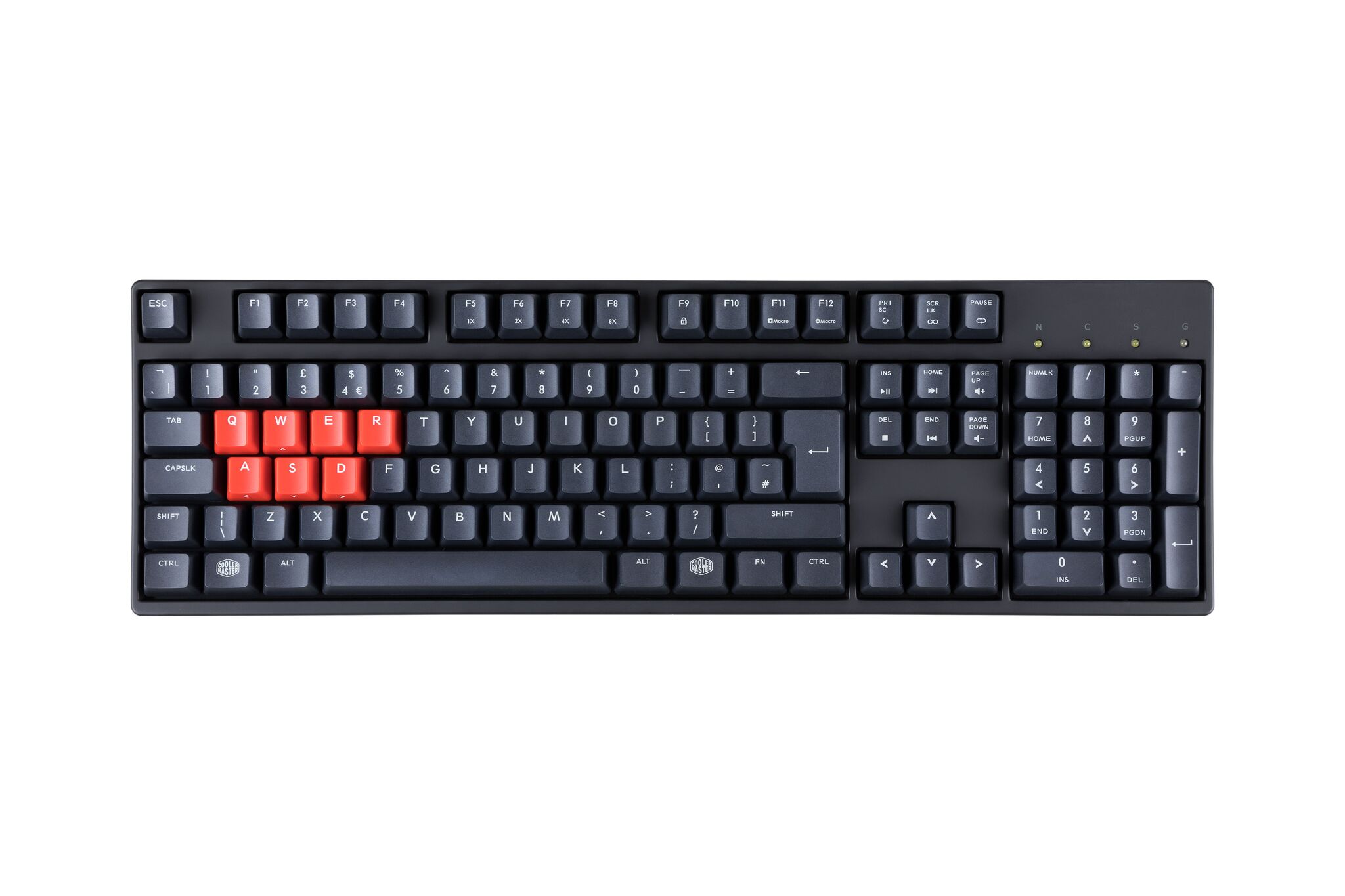 Cooler Master ra mắt phiên bản keycap PBT của MasterKeys S và L