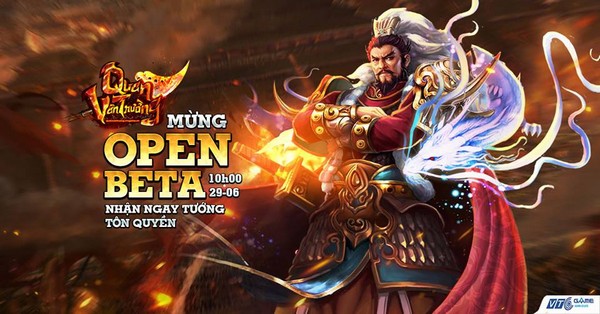 Quan Vân Trường Open Beta sôi động với quà tặng tướng Tôn Quyền dành cho mọi người