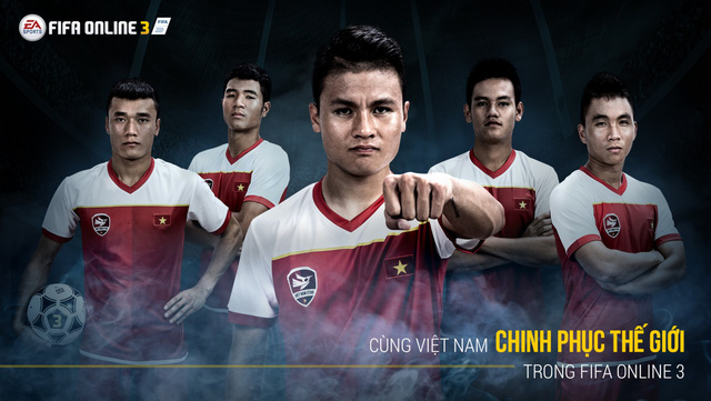 Đội tuyển U20 Việt Nam sánh vai với các đội bóng thế giới trong FIFA Online 3