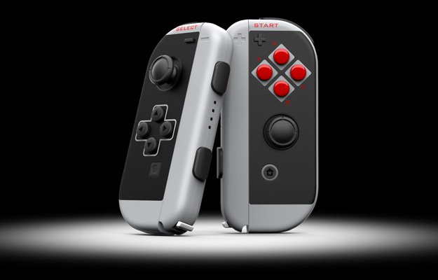 Tay cầm Joy-Cons phong cách NES cổ điển dành cho Nintendo Switch đầy cuốn hút