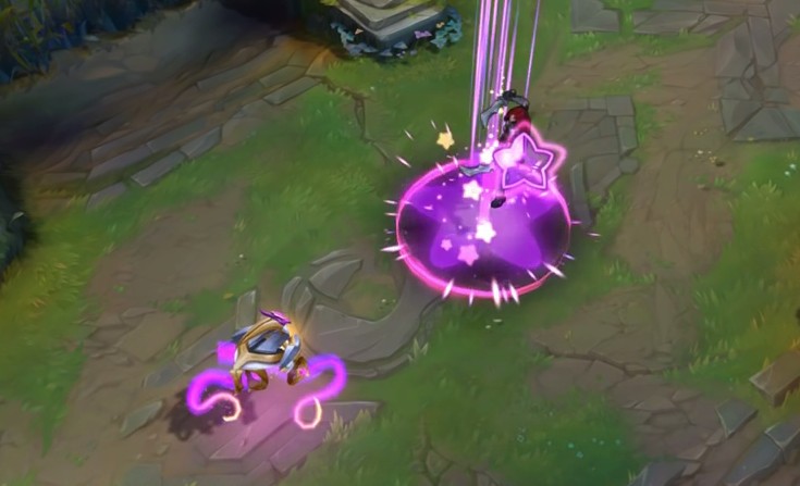 LMHT: Xuất hiện trang phục Vel'Koz Vệ Binh Tinh Tú siêu đẹp do chính fan làm nên