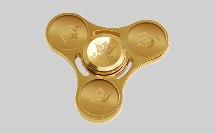 Xuất hiện con quay Fidget Spinner bằng vàng với giá 17.000 USD