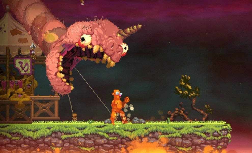 Nidhogg 2: Game đối kháng siêu quái dị tung trailer ra mắt ngay trong tháng 8