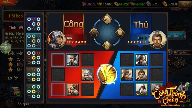 Những tính năng SLG kinh điển dòng game Tam Quốc sẽ hồi sinh trong Công Thành Chiến Mobile