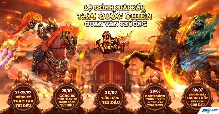 Quan Vân Trường tổ chức giải đấu online đầu tiên mang tên Tam Quốc Chiến