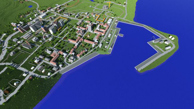 Choáng với game thủ tái hiện Quốc gia Chernarus trong DayZ vào trong Minecraft