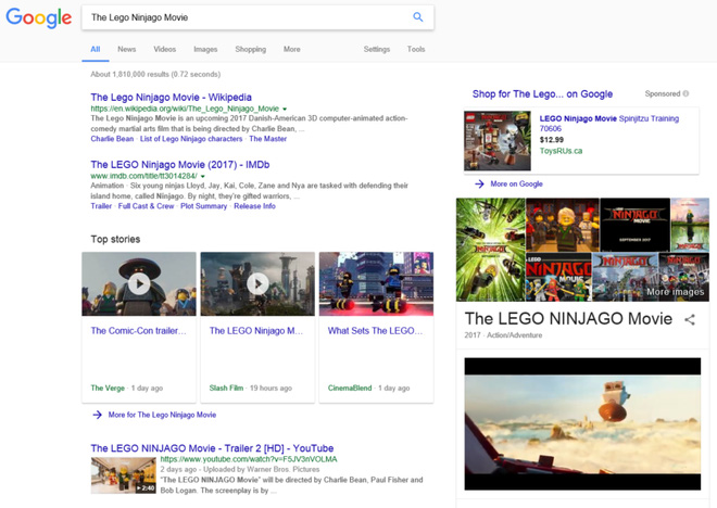 Google học tập Facebook và Instagram, thử nghiệm tính năng tự chạy video ngay trên kết quả tìm kiếm