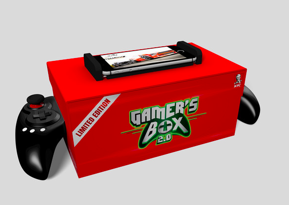 KFC tung ra hộp đồ ăn tích hợp máy chơi game khiến nhiều người thắc mắc