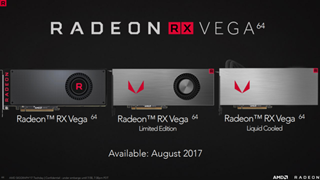 Chi tiết RX Vega 64, RX Vega 56 và hình ảnh thoáng qua của RX Vega Nano được AMD công bố tại Siggraph năm nay