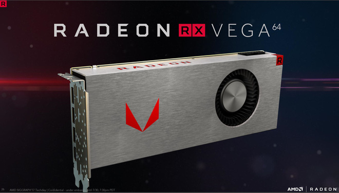 AMD chính thức ra mắt Radeon RX Vega 56 và 64, đối trọng của Nvidia ở phân khúc VGA chơi game cao cấp