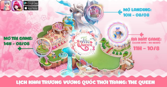 The Queen: Nữ Hoàng Thời Trang công bố thời gian Closed Beta