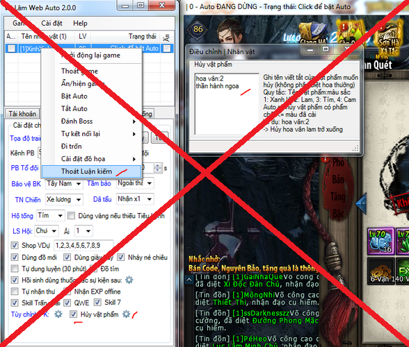 VLTK Web: VNG thẳng tay ngăn chặn phần mềm thứ ba và Auto 