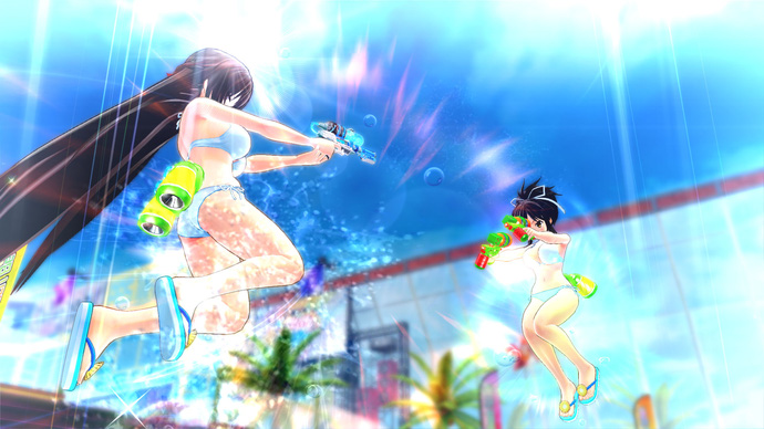 Senran Kagura: Peach Beach Splash - Game toàn hot girl bắn nhau đã ra mắt