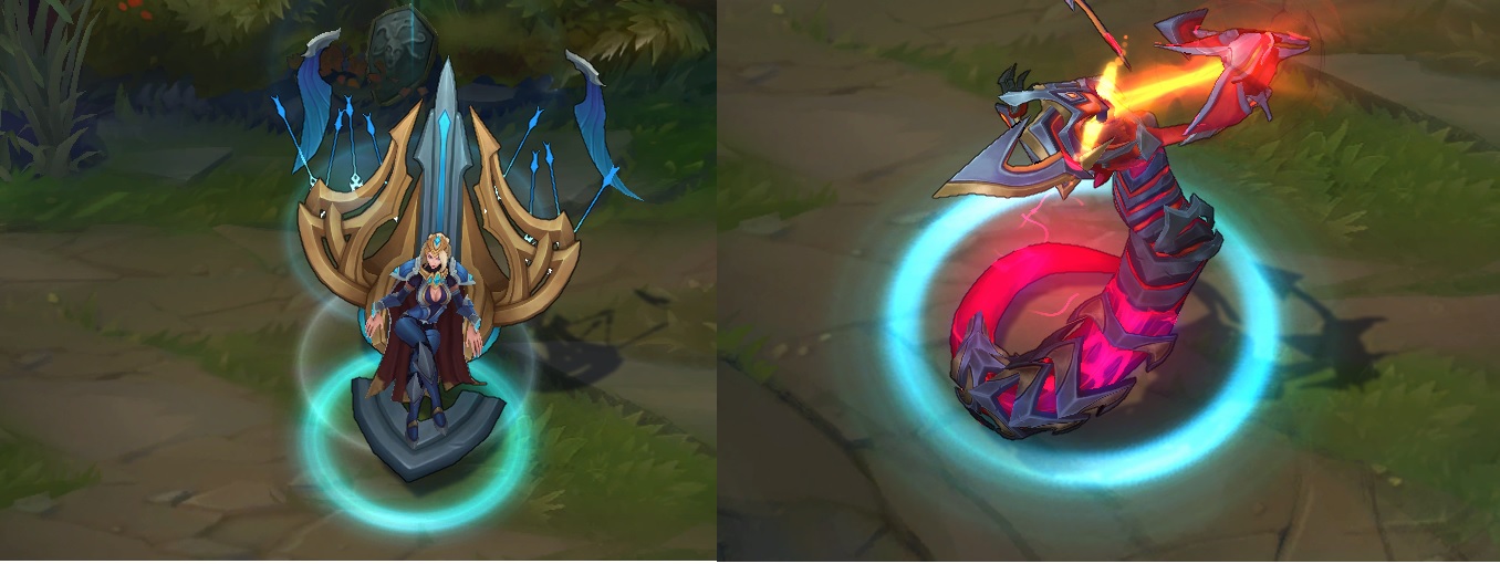 LMHT: Lộ diện trang phục Cassiopeia Bất Diệt và Ashe Quán Quân