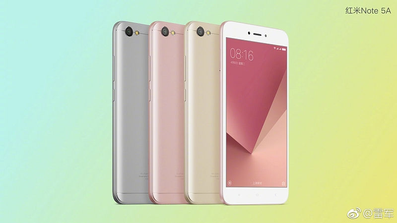 Xiaomi Redmi Note 5A chính thức ra mắt: nhiều biến thể, camera selfie 16 MP, giá rẻ