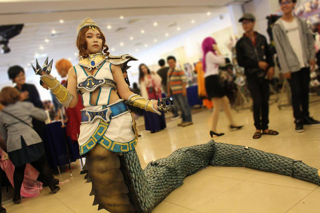 Cô nàng Cosplay Cassiopea Việt Nam siêu đẹp khiến ai cũng phải há hốc mồm