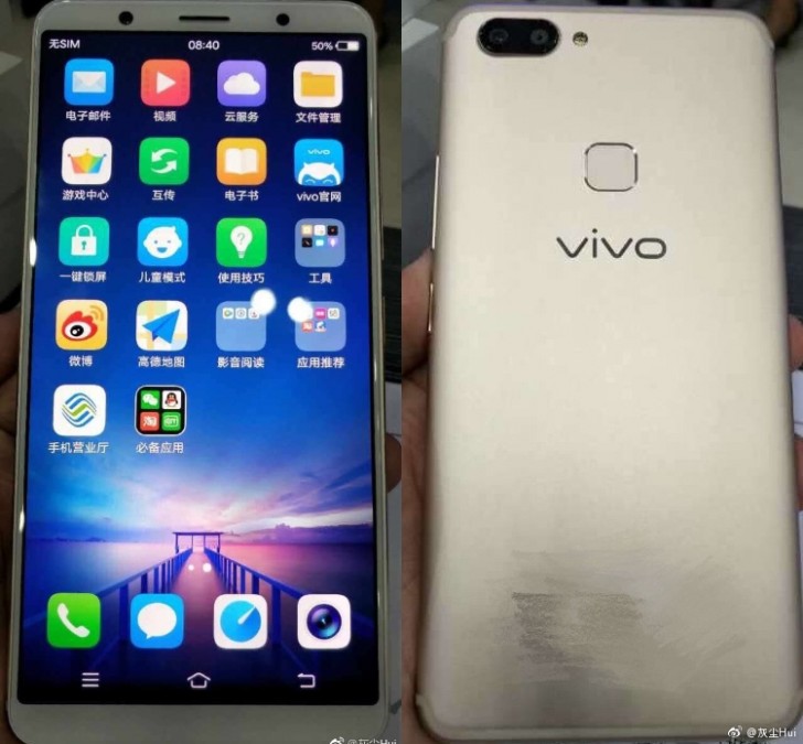Lộ anh đời thực điện thoại màn hình "đầy đủ" Vivo X20