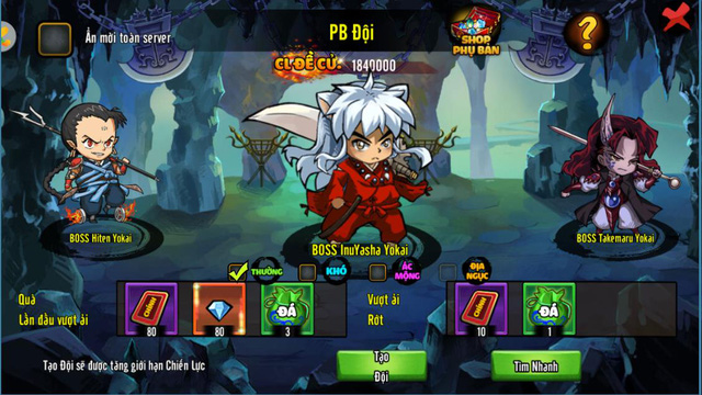 InuYasha Mobile - Game mobile được cấp bản quyền bởi tác giả Rumiko Takahashi