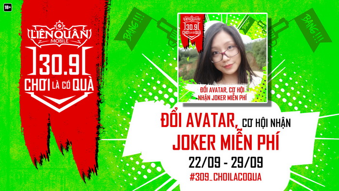 Liên Quân Mobile: Đổi Avatar cùng cơ hội nhận ngay tướng Joker vào ngày ra mắt