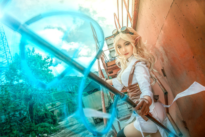 Cosplay Janna Hextech cực xinh trong Liên Minh Huyền Thoại