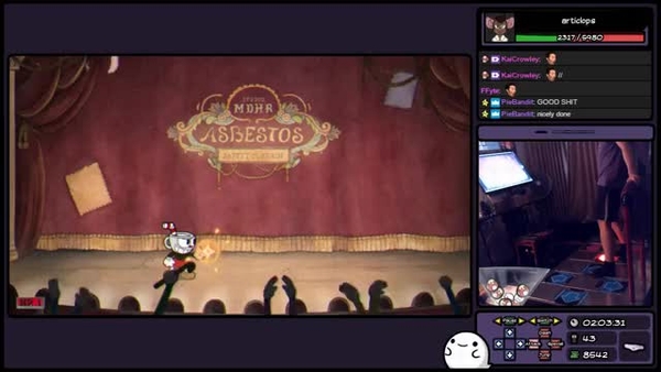 Cuphead: Thêm một game thủ "bá đạo", đánh boss bằng thảm nhảy