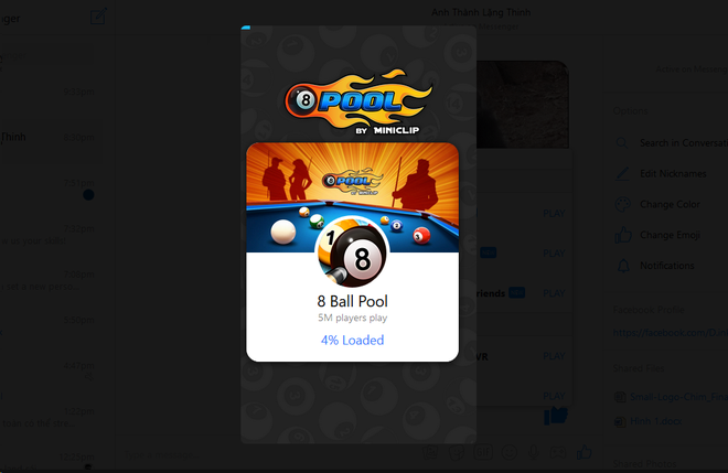 Đã có thể rủ nhau chơi game trên Facebook Messenger như Yahoo