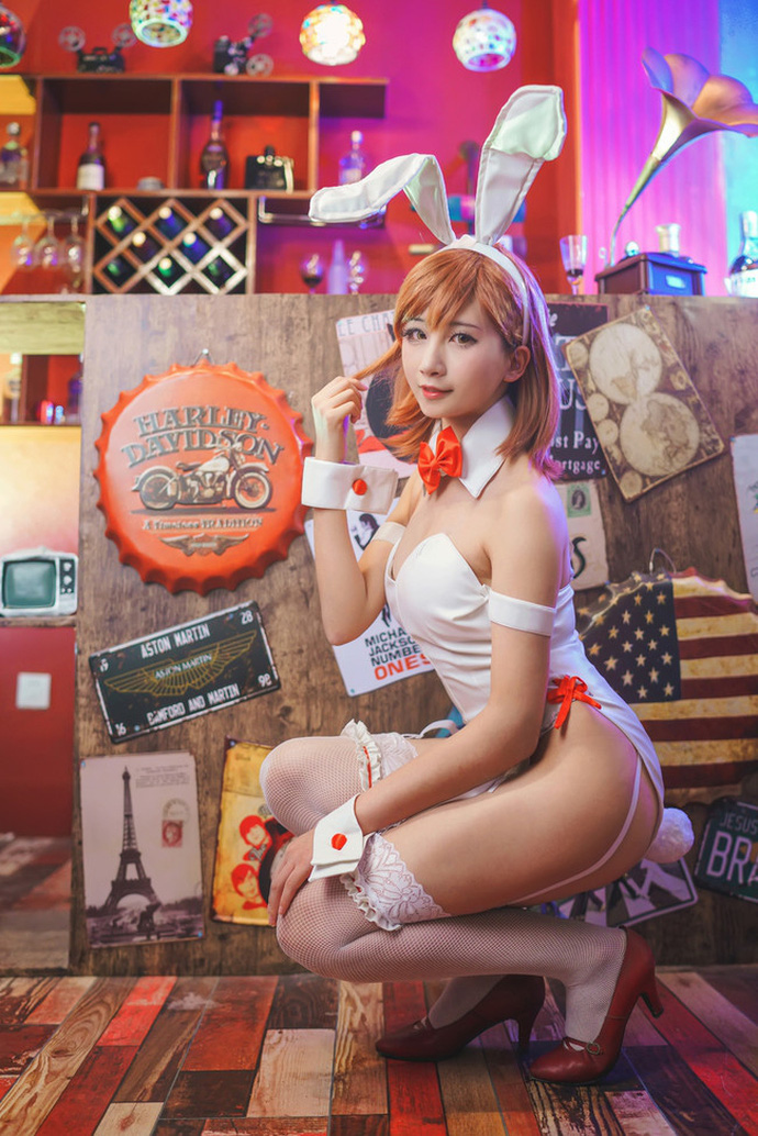 Cosplay Thỏ Ngọc Misako Mikoto cực xinh đẹp cho người hâm mộ