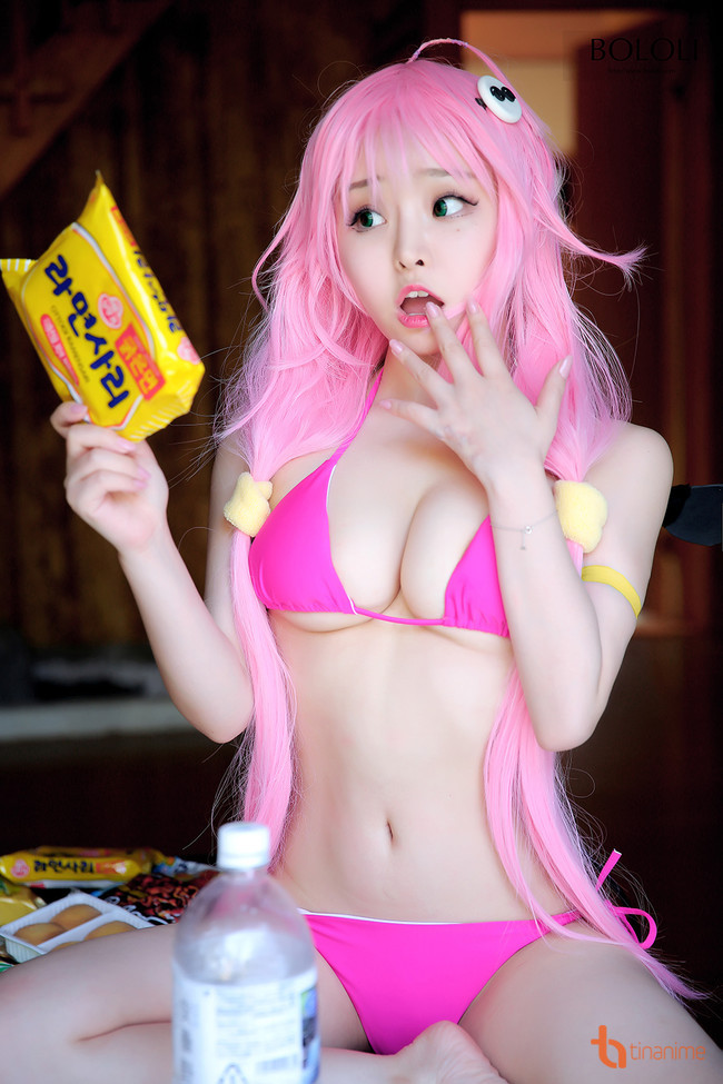 Hot Girl Áo tim Cosplay thành LaLa Satalin Deviluke cực hot và bỏng mắt