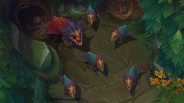 LMHT: Chỉ số lính trong rừng bị thay đổi và chỉ số lính của từng bãi đều như nhau