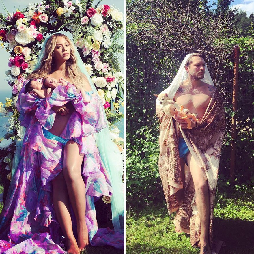 Thanh niên người Nga dùng đồ vật rẻ tiền để cosplay các nhân vật nổi tiếng