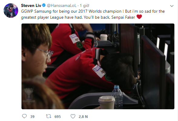 LMHT: Dù gục ngã tại trận Chung Kết nhưng trong tim người hâm mộ Faker luôn là huyền thoại