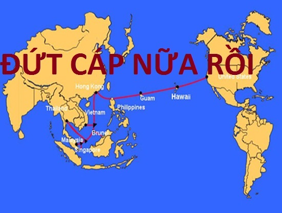 Cáp quang biển quốc tế AAG gặp sự cố lần thứ 5 trong năm nay