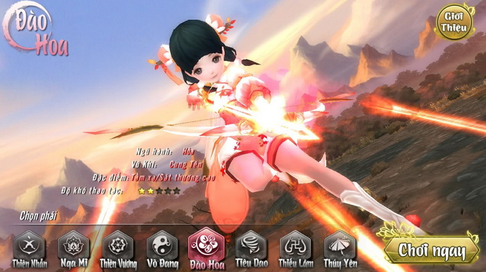 VLTK Mobile: Cân bằng sức mạnh Đào Hoa - Tăng sát thương nhưng máu vẫn giấy