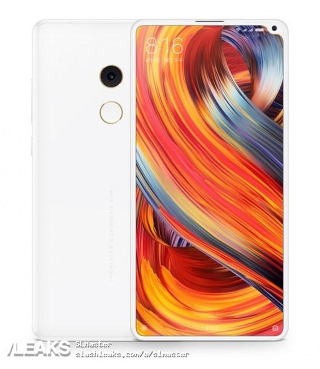 Lộ ảnh Xiaomi Mi Mix 2s với viền mỏng và không hề có  "tai thỏ" như iPhone X